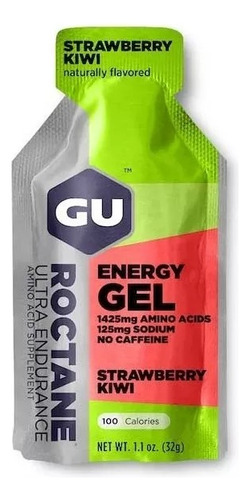 Gel Gu Roctane Energy Pack X 6 Strawberry Ciclismo Running 