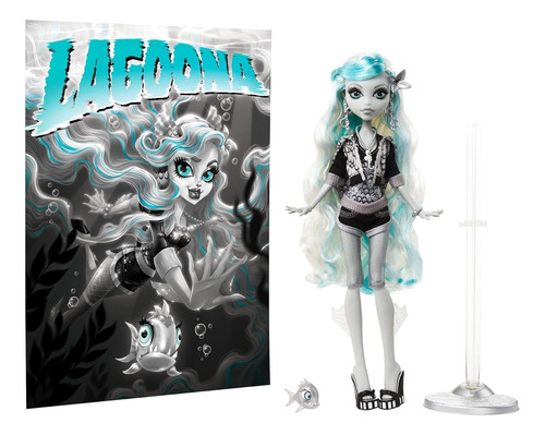 Monster High Lagoona Blue Reel Drama Nueva Y Sellada