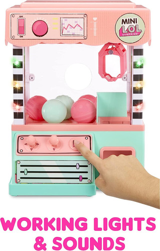 Jajaja. ¡sorpresa! Minis Claw Machine Playset Con 5 Sorpresa
