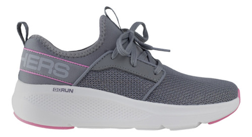 Tenis Mujer Skechers Go Run Deportivo 128336x Gris Rosa Spor