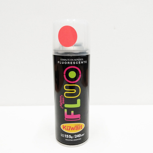 Pintura En Aerosol Kuwait Flúo Fluorescente 240cc