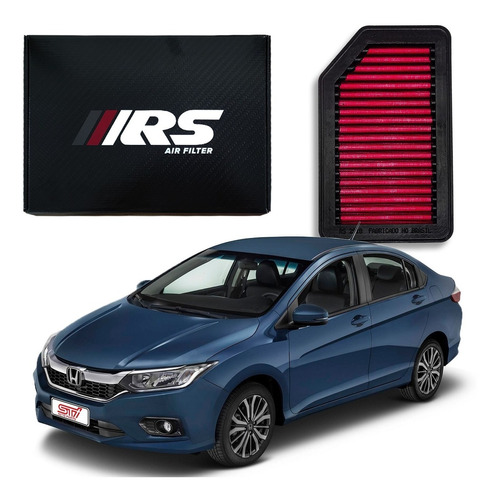 Filtro Ar Esportivo Inbox Rs Honda City Lx 1.5 16v 2014