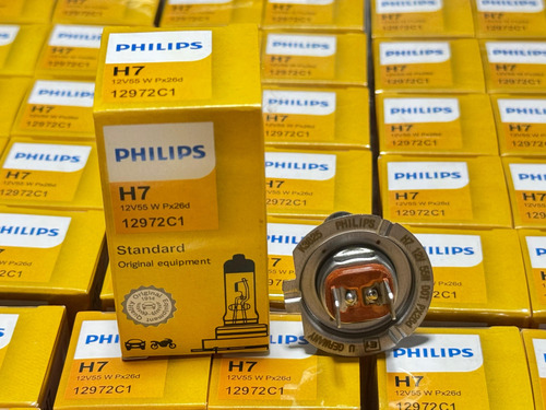 Kit 10 Lâmpadas Farol H7 55watts 12volts Original Philips