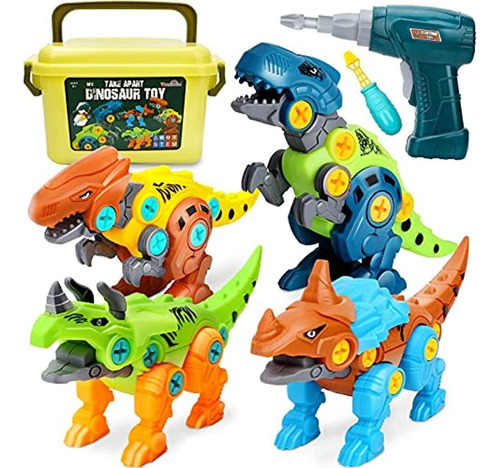 Dreamon Take Apart Dinosaur Toys Para Niños De 5 A 7 Años - 