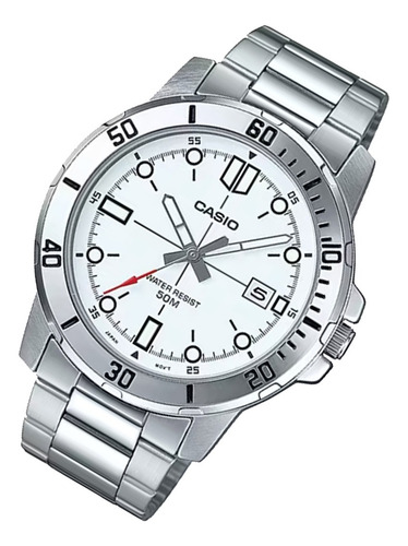 Reloj Casio Men Mtp-vd01d Inoxidable Acero Resiste Agua 50m