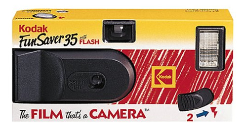 Camara Un Solo Uso Kodak Funsaver 35 Mm Flash