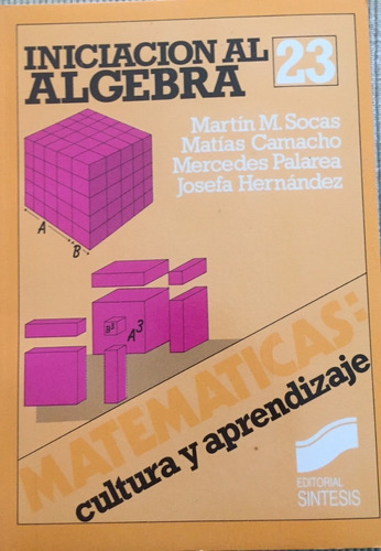 Libro Matematicas: Iniciacion Al Algebra N° 23