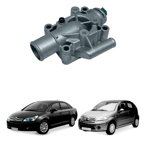 Carcaça Válvula Termostática C3 C4 Pallas 1.6 2.0 Xsara 1.6 