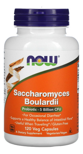 Saccharomyces Boulardii Cápsula 120 Sabor Sem sabor