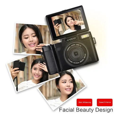 Bbb Andoer R1 1080p 15fps Full Hd 24mp Cámara Digital Cam