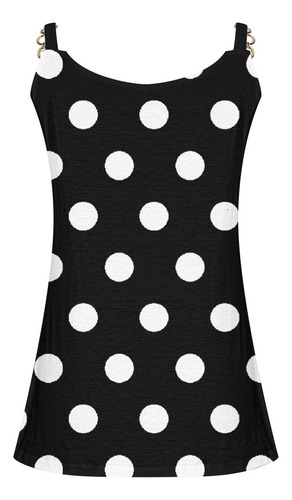 Blusa Sin Mangas Casual De Verano C Para Mujer Con Cuello En