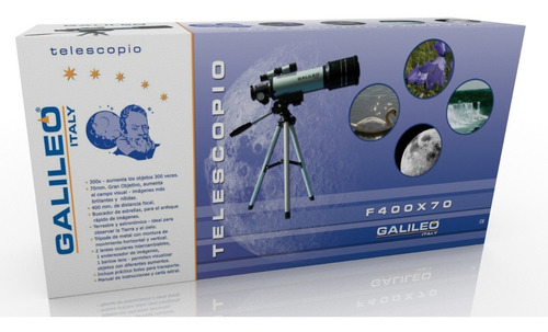 Imagen 7 de 7 de Telescopio Refractor Astroterreste Galileo F400x70