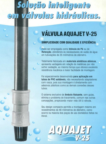 Válvula De Pé Para Poço Artesiano