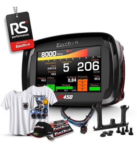 Fueltech Ft450 3 Metros + Camiseta Street Boost + Brindes