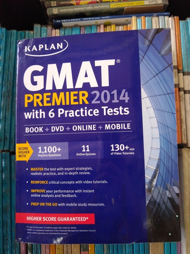 Gmat Premier 2014 Kaplan -rf Libros With 6 Tests