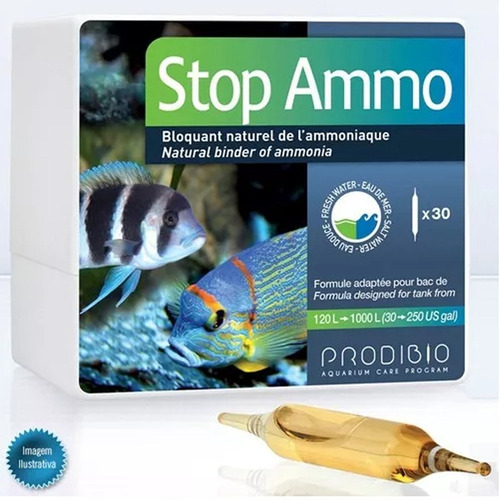 Prodibio Stop Ammo 01 Ampola - Anti Amônia E Reduz Nitrito