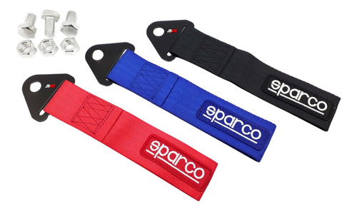 Cinta Para Reboque Tow Strap Azul Tunning Racing Corrida