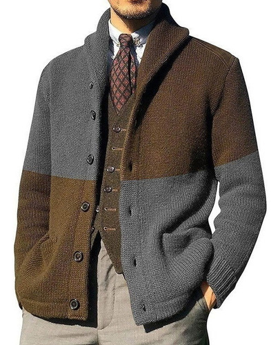 Men's Casual Winter Button Down Sweater Sweater