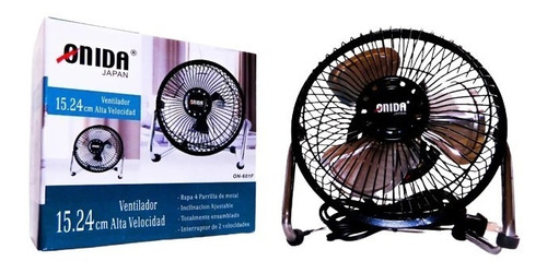 Imagen 1 de 7 de Ventilador Mini Turbo De Alta Velocidad Onida 6¨