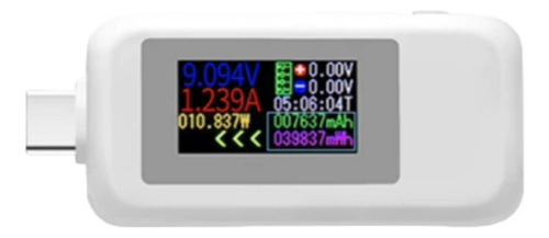 Tester Voltímetro Digital 10 En 1 Tipo Usb Y C