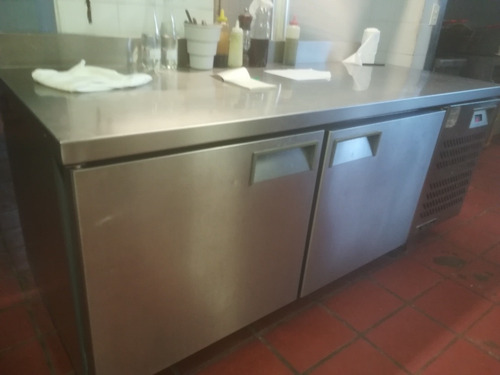Heladera Mostrador Acero Inoxidable Ingeniería Gastronomica