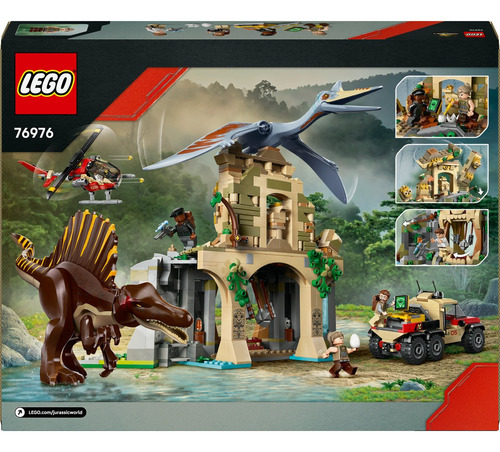 Kit Lego® Jurassic World Aérea Spinosaurus Quetzalcoatlus