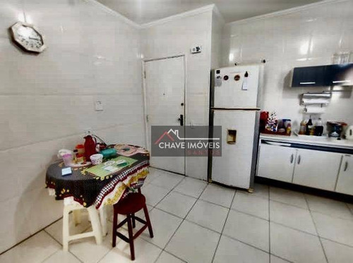 Apartamento Com 2 Dormitórios À Venda, 89 M² Por R$ 385.000,00 - Campo Grande - Santos/sp - Ap2943