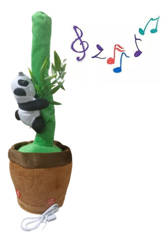 Juguete Planta Arbol Bailarín Repetidor Panda Cactus 