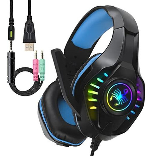 Auriculares Svyhuok Pro Gaming Para Pc, Ps4, Xbox One, Sonid