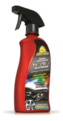 Cera Colorida Autoshine Express Vermelho - 500ml