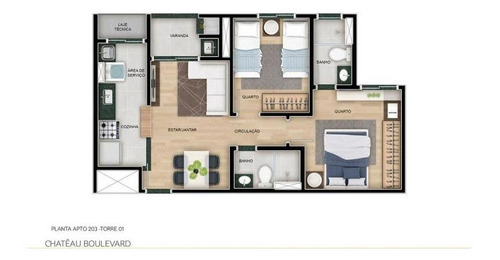 Apartamento No Bairro Bacacheri Em Curitiba Pr - 15905