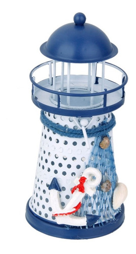 Faro Con Luces Led Estilo Mediterr?neo Para Decoraci?n