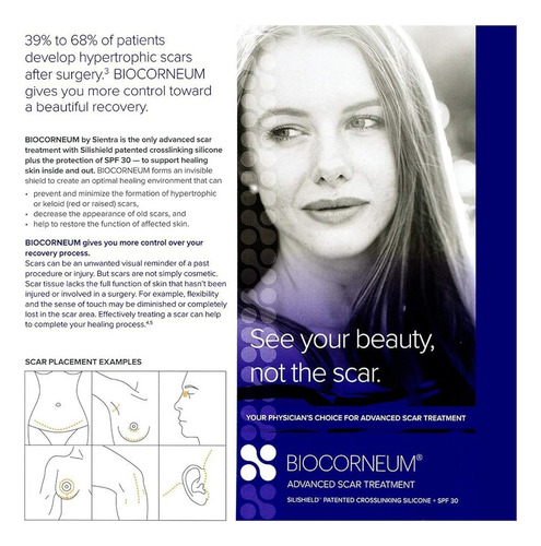 Crema Para Cicatrices Biocorneum Plus Spf 30 Advanced Scar