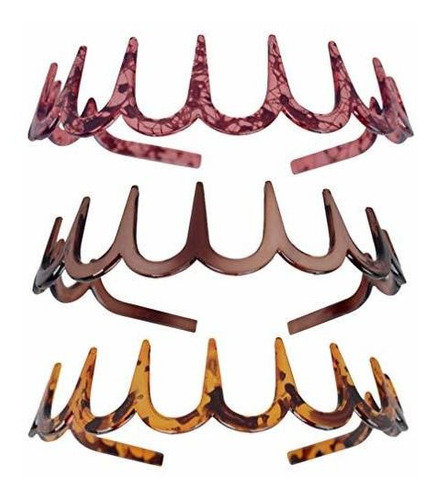Diadema Lurrose Con Dientes De Tiburón, 3 Unidades, Diadema