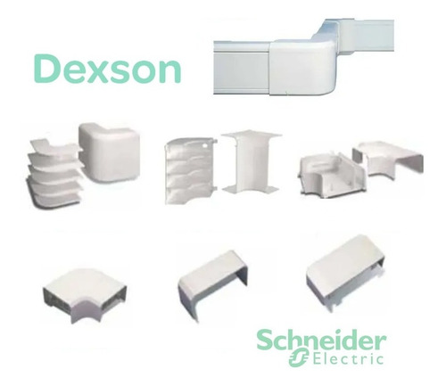Accesorios Canaletas Dexson Angulos T Desde 32x12 Varias Med