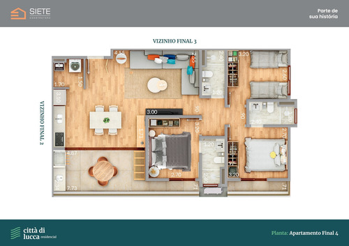 Imagem 6 de 9 de Città Di Lucca - Empreendimento Para Investidor - Melhor Do Que Estar Perto De Tudo É Ter Seu Próprio Apartamento Na Cidade Mais Charmosa Do Litoral - 5103 - 70120158