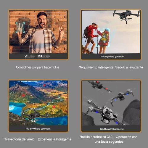 Dron Aéreo Ks11: Captura Fotos En 4k, Evita Obstáculos Y Vuela Con Estilo