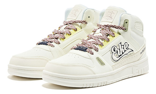 Zapatillas Erke Patineta Mujer Beige Estándar