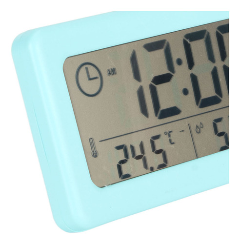 Relógio Digital De Parede, Mesa, Tela Grande, 12/24h, Tempo