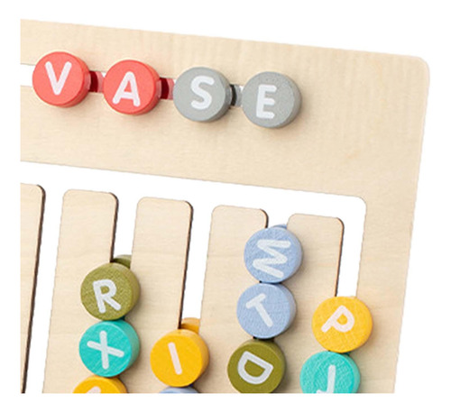 Laberinto De Madera Juego De Ortografía De Letras