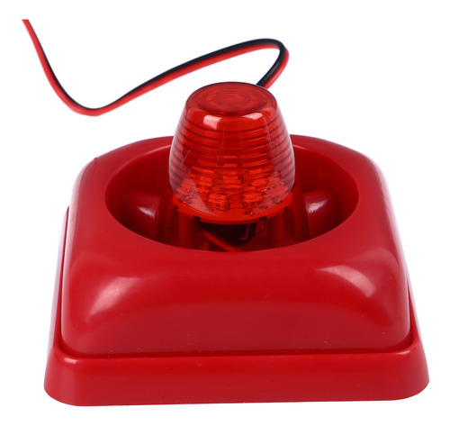 Luces Intermitentes Ultra Rojas Para Alarma De Incendio, Son