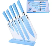 Comprar Juego De Cuchillos De Cocina, Juego De Cuchillos Rosados De 
