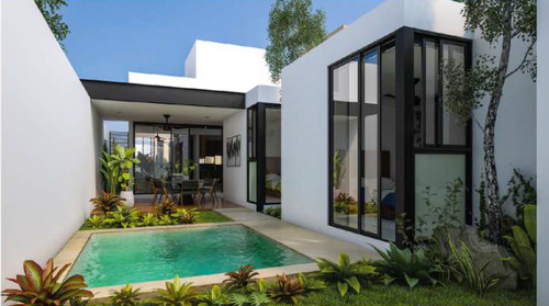 Última Casa(1p) En Venta En Privada Gardena, Cholul