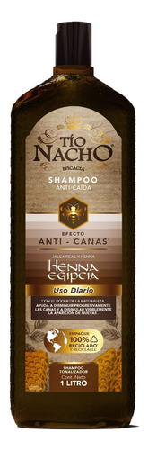 Tío Nacho Shampoo Anti Canas Henna Egipcia Litro