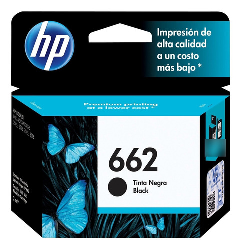 Cartucho De Tinta Hp 662 Negro