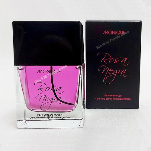 Perfume Rosa Negra - Monique 66ml.