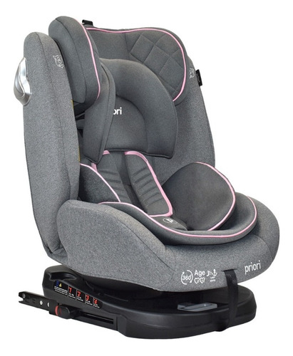 Silla Carro Bebé First 360 Isofix Priori Color Rosa