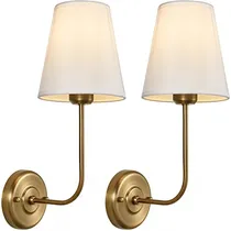 Comprar Lámparas De Pared Juego De 2  Industriales Vintage De Latón