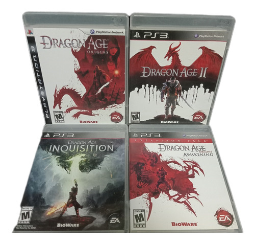Dragón Age 4 Pack Juegos Físicos Playstation 3 Originales  (Reacondicionado)