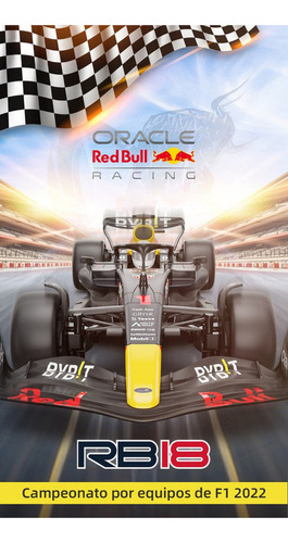 Jj Coche Teledirigido Rb18 1 Verstappen Fia 1/18 Rc F1